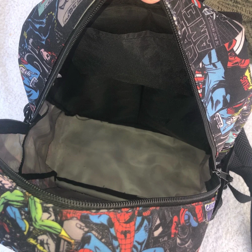 Marvel backpack superhero avengers captain America hulk SpiderMan iron man